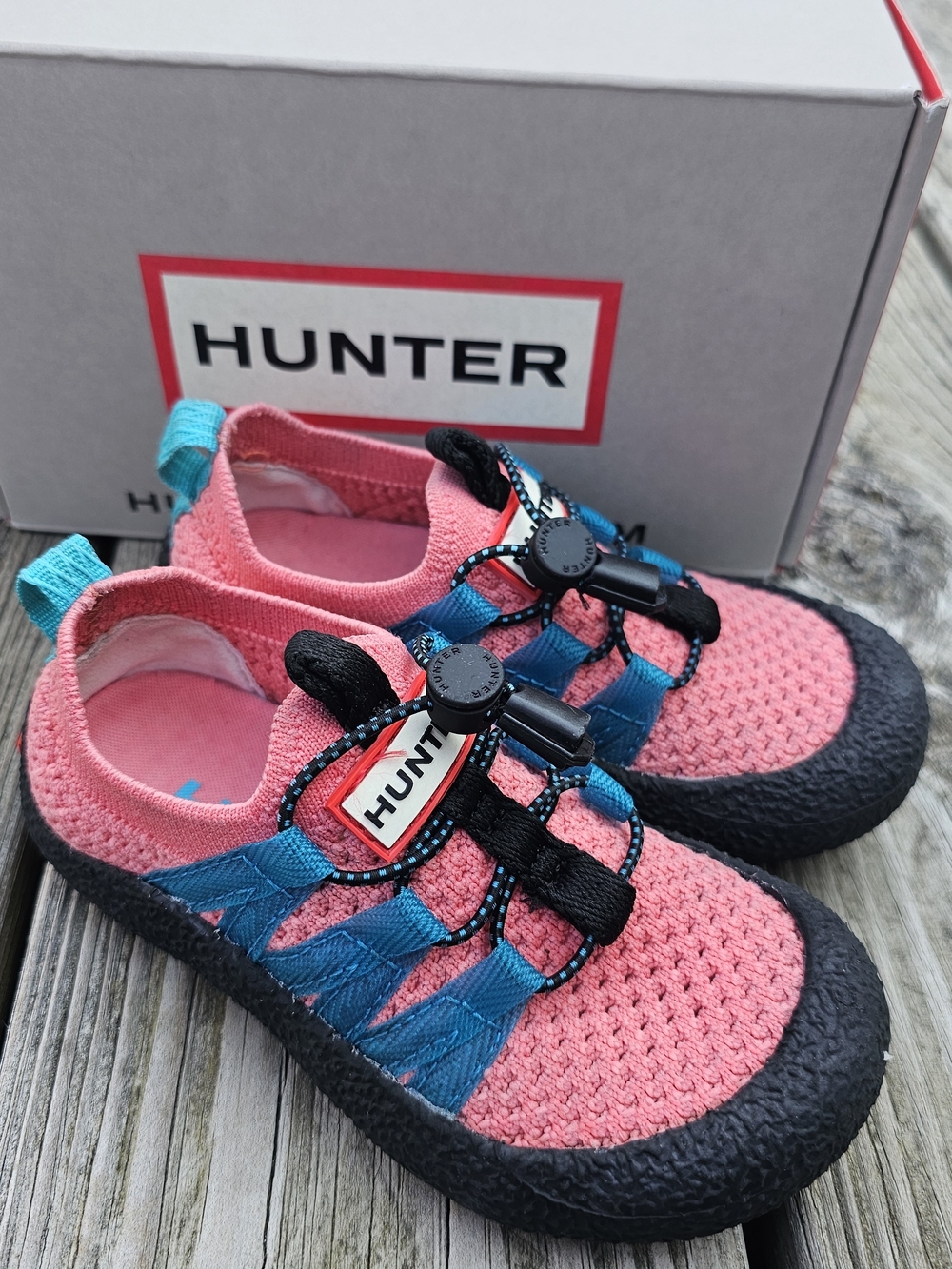 Hunter Tiddler Pink & Blue Water Shoe